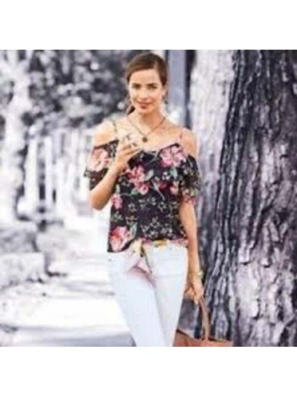 CAbi Fairy Tale Cold Shoulder Tank 5220 XS